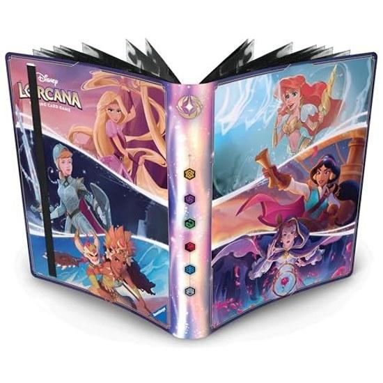 Ravensburger Disney Lorcana TCG Portfolio Holds Up 252 Cards Premium Storage Stylish Protection Ideal Collectors Players Suitable Ages 8 Up.