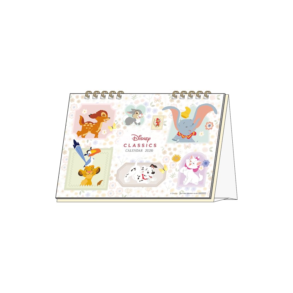 

Sunstar Stationery Disney 2026 Desktop S8521549 Calendar, Classic,