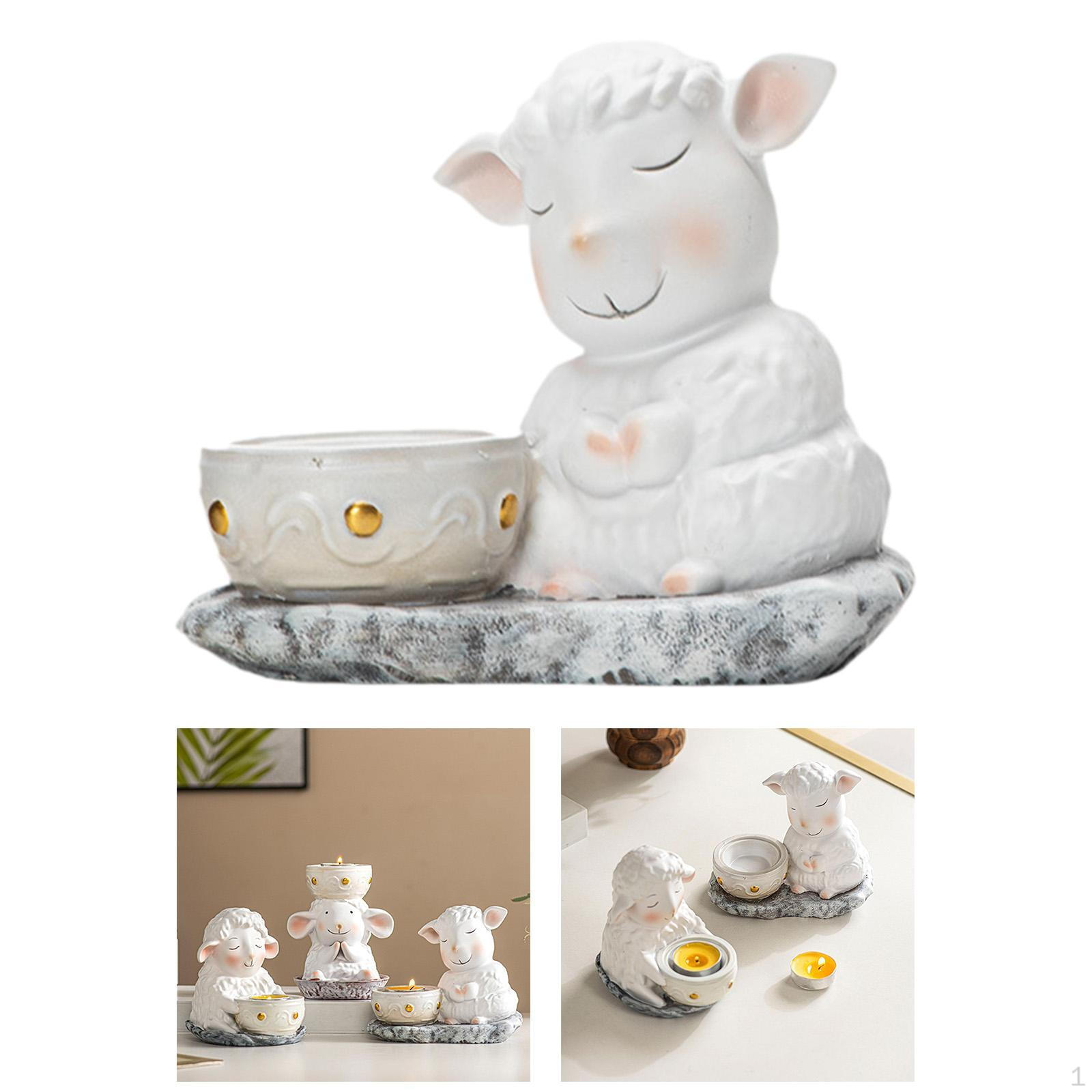 

Подсвечник ручной работы из овечьей шкуры Berger, милый держатель для люстры, декоративная грязь на День святого Валентина 14.5cmx12.2cm