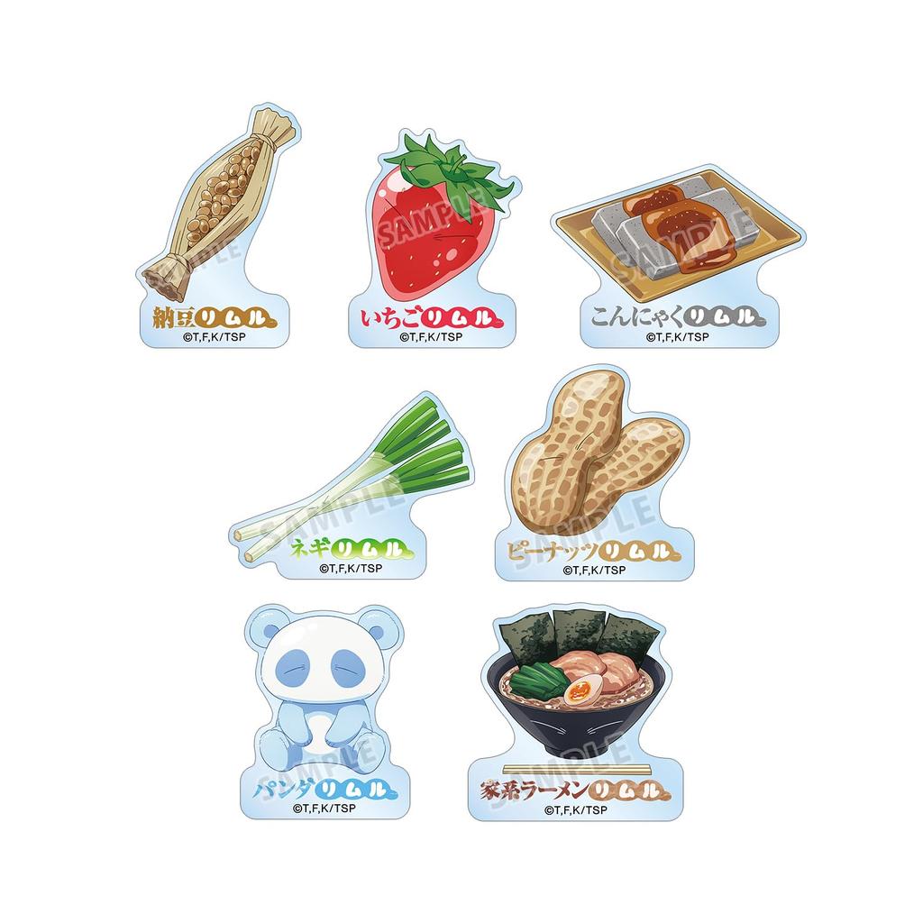 That Time I Got Reincarnated as a Slime Trading Local Slime Rimuru Acrylic Stickers Kanto Region 7-Pack Box