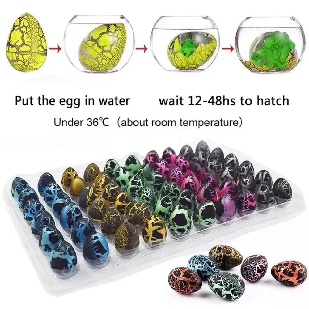 HOT 20pcs Magic Dinosaur Hatching Growing in Water Grow Egg Animal Breeding Process Educational Teaching Funny Toys for Kid