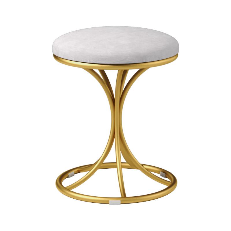 Nordic Tragbare Samt Metall Eitelkeit Hocker Esszimmer Stuhl Moderne Wohnzimmer Schlafzimmer Möbel Make-Up Stühle Flur Schuhe