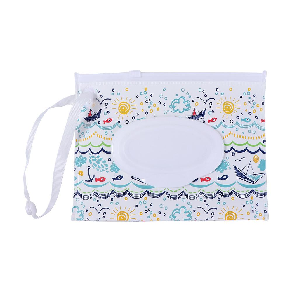 Lightweight Cute Reusable Eco-friendly Refillable Portable Wipes Case Wet Wipes Box Wipes Container Wet Wipes Bag