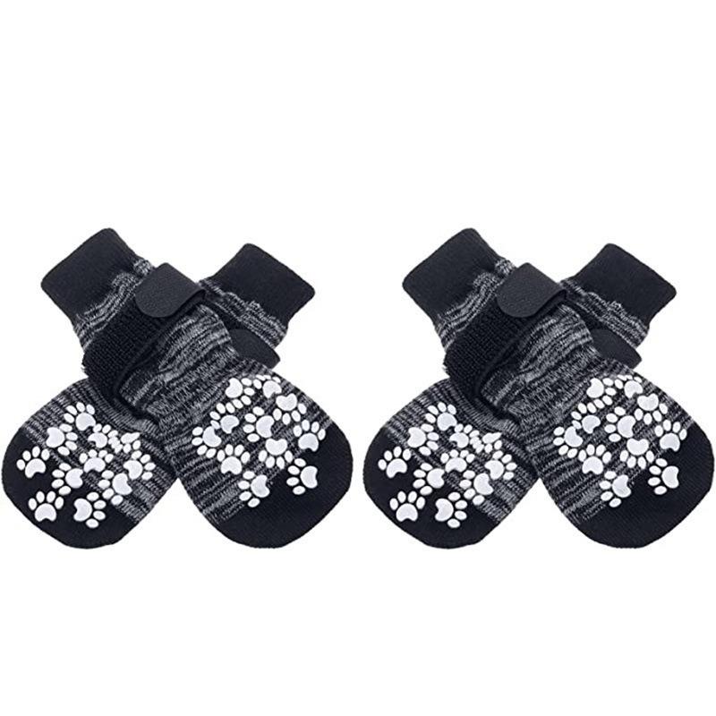 Calcetines Silenciosos Antideslizantes de Animales para Perros Medianos y Grandes Transpirables Zapatos para Perros para Exteriores Protectores de Patas Anti-Suciedad Uso en Todas las Estaciones