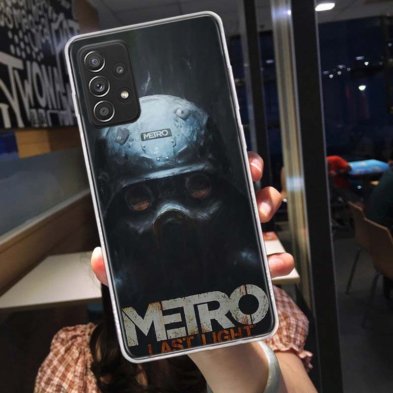 Metro 2033 Phone Case for Samsung A54 A57 A37 A17 A14 A15 A12 A24 A34 A55 A35 A25 A52S A07 A05S A04S A22 A32 A72 Galaxy Note 20
