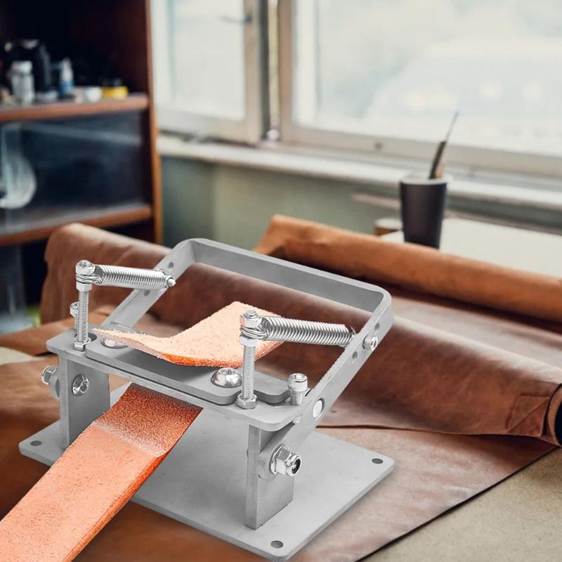 1 ks Umělecká kůže Nástroje na kůži Celá nerezová ocel DIY Rostlinné činění Stroj na loupání a tenčení kůže