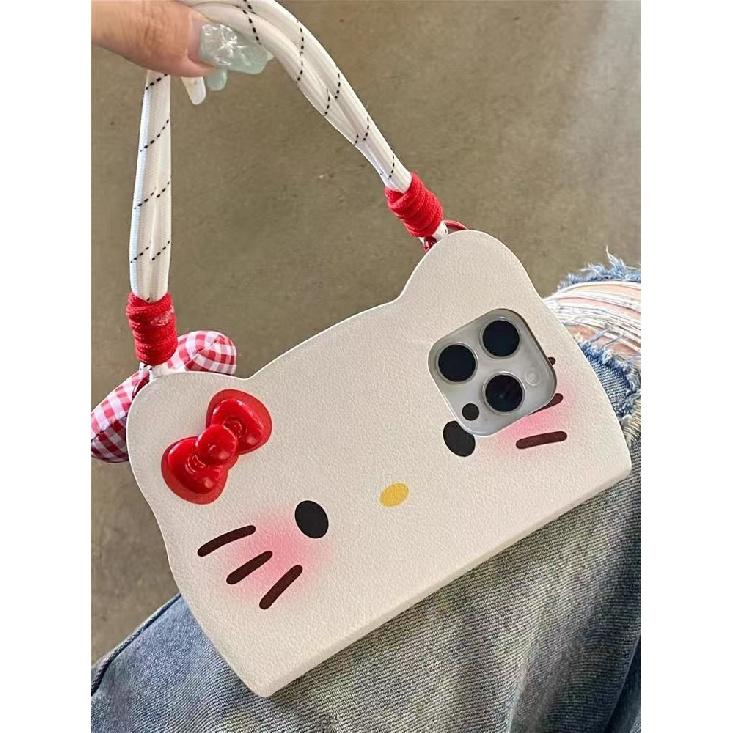 

Niche KT Cat Compatible iPhone 15 Pro Max Apple 14 Pro Phone Case 13/12 New Model 11 Full Coverage for Women Apple15PROMAX