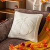 Halloween Pumpkin Plush Pillow Cover Home Living Room Sofa Cushion Cover Festive Pumpkin Double-Sided Pillow Cover