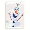1pc Olaf Metal Tin Sign 8x12 Inch - Vintage Wall Art with Snowflakes, Classic Cartoon Design for Home, Bar, Cafe, and Room Decor