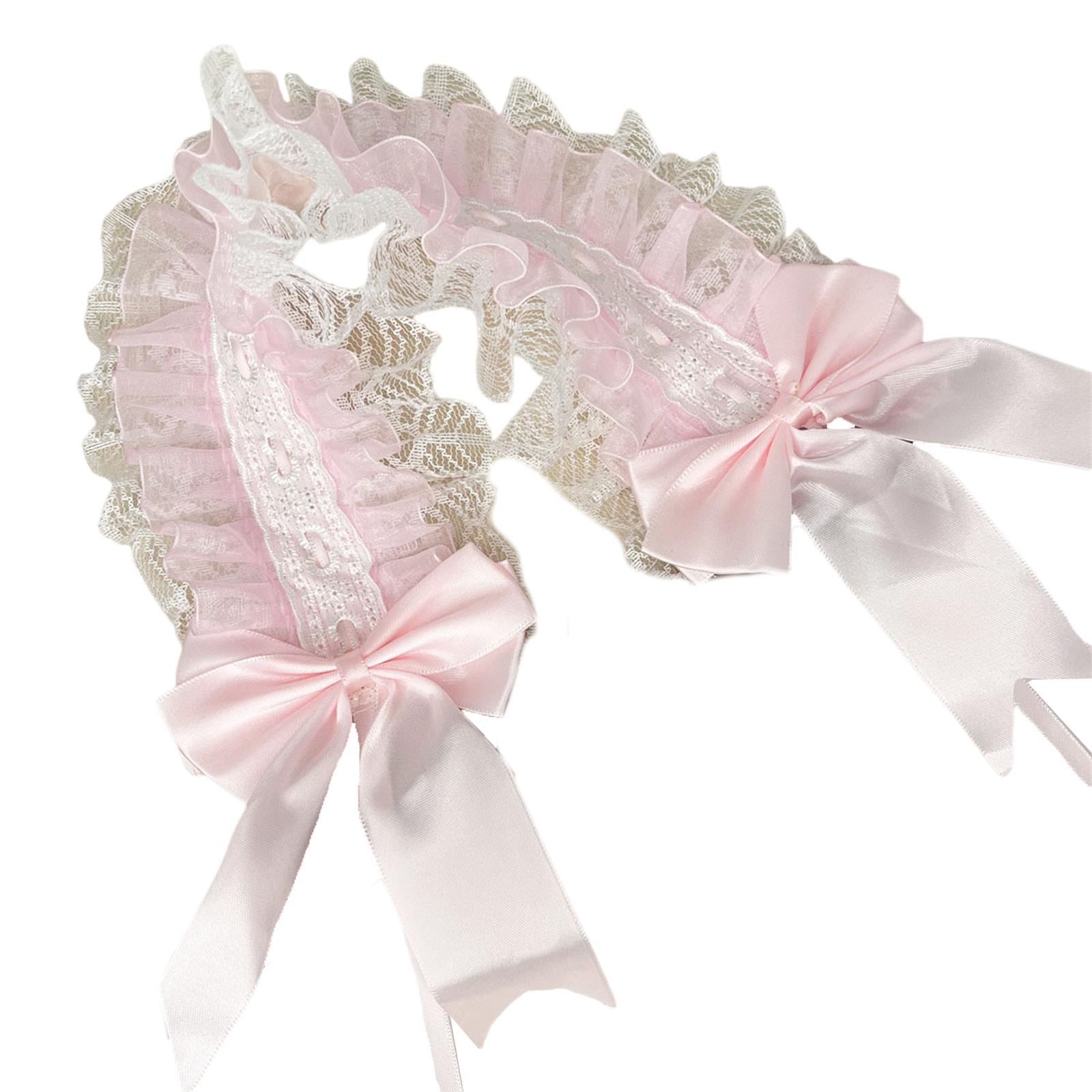 

Субкультура Кружевная отделка Повязка на голову Аниме Костюм Повязка на голову для Женщин Девушек Вечеринка Головной убор Y2K Сладкий Кружевной Бантик Широкая Повязка на голову