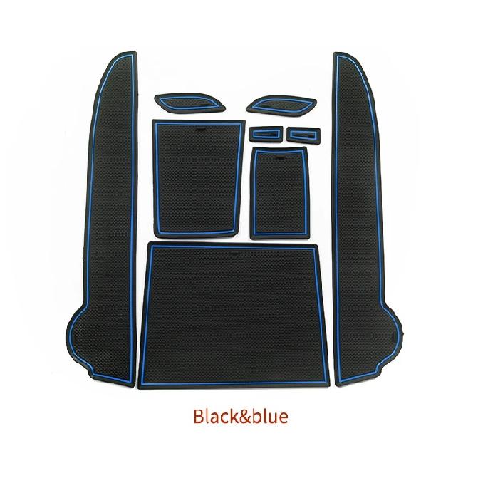 Smabee Gate Slot Cup Mat for Dacia Spring 2021-2023 for Renault Kwid E-Tech Anti-Slip Door Groove Pad Inner Accessories Non-Slip