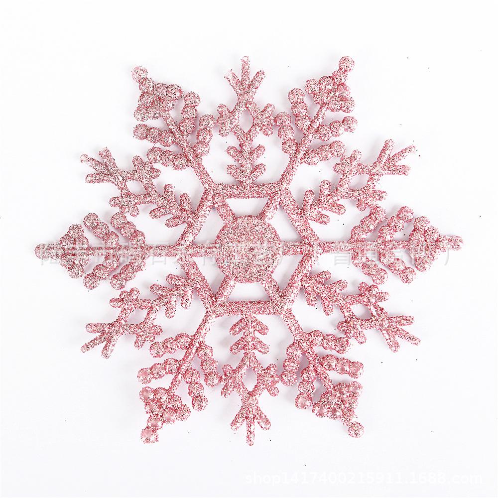 6/12pcs Simulation Snowflakes Christmas Tree Hanging Ornament Christmas Fake Snowflakes Winter Party Navidad New Year Decoration