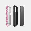 Independent station hot-selling Spice Girl wind powder leopard print mobile phone case iphone16 anti-drop two-in-one film case apple 17pm