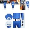 Mono de Cosplay de los Cuatro Fantásticos de Marvel con Tejido de Poliéster Para Actuaciones en Escenario