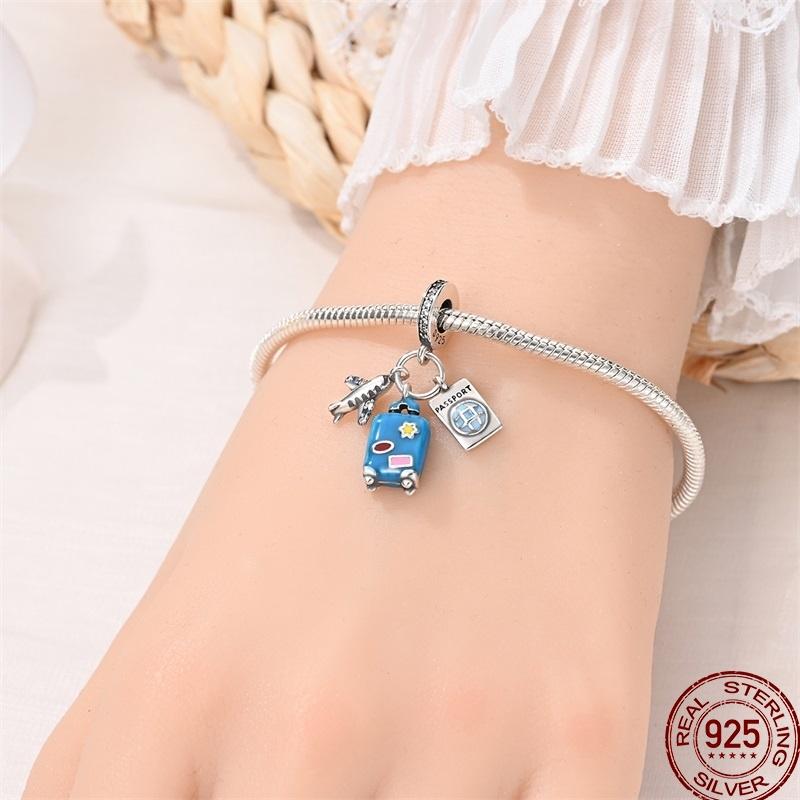 Copper Time Travel Space Travel Camera Bead Pendant Fit 3Mm Original Bracelet Diy Jewelry Gift