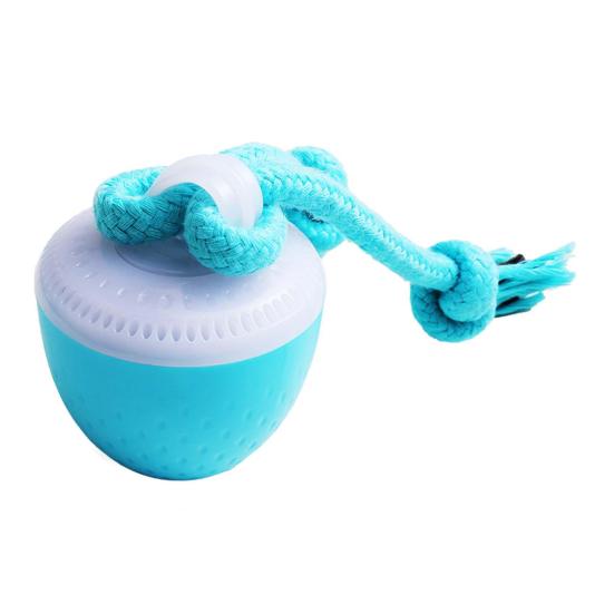 Interactive Dog Toy Ball Pets Electric Ball with Ropes Automatic Moving And Rolling Pet Toy for Small Medium Large Dogs Daily Training And Exercise