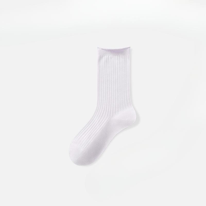 Women's Summer Thin Mesh Breathable Deodorant Cool Feeling Everything In The Tube Stack Socks