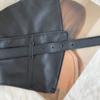 PU Leather Elastic Cummerbunds Black Waist Corset Fashion Wide Belt  Outfits