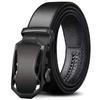 Trendy Youth & Middle-Aged Men's Genuine Leather Automatic Buckle Belt - Korean Style for Casual & Business Wear