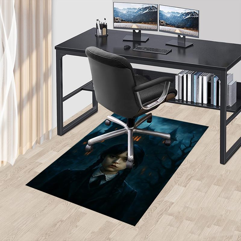 1pc haunted house spooky atmosphere Carpet Anti Slip Polyester Floor Mat for office,Bedroom