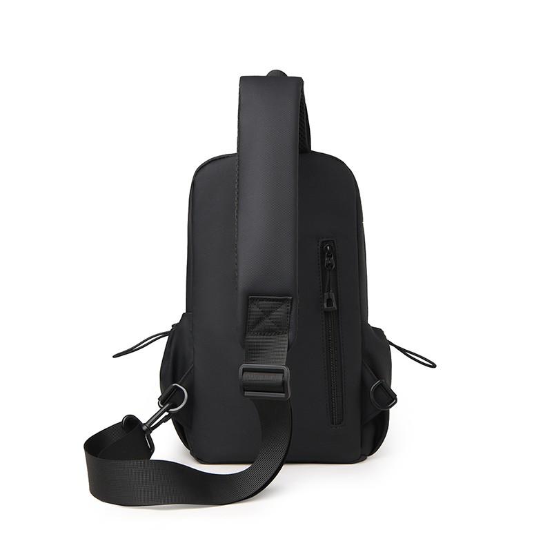 Jednobarevná náprsní taška Pánská taška přes rameno Voděodolná crossbody taška