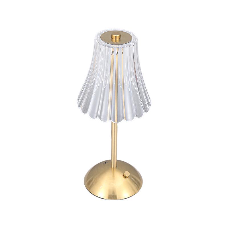 Rechargeable Wrought Iron Night Light: Eye-Protecting Bedside Mood Sensor Lamp