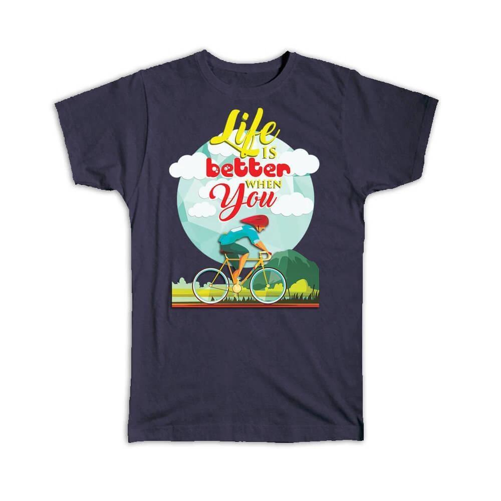 Gift T-Shirt : Healthy Life Bike Think Green Organic Food Eco Friendly 2XL