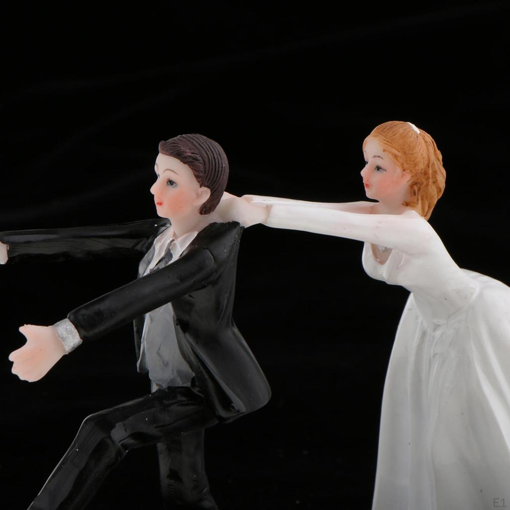 Romantische Hochzeit Harz Bräutigam Braut Paar Figur Tischdekoration