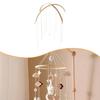 Mobile Frame Wooden Wind Chime Hanging DIY Decoration for Boys Girls Bedroom Decor