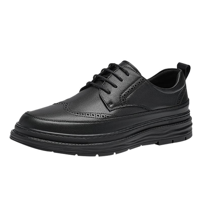 HLA Men s Breathable Business Leather Shoes 39