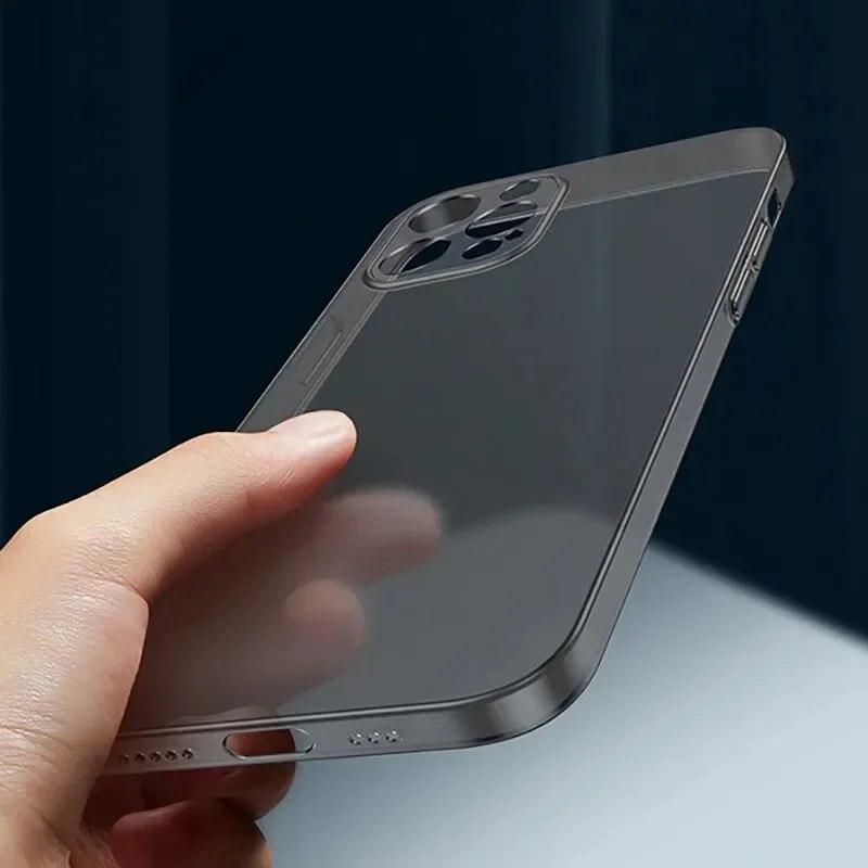 Ultra Thin Soft PP Case For iPhone 15 14 13 12 Mini 11 Pro X XR XS Max 7 8 Plus SE2 Matte Hard Back Translucent Clear Slim Cover
