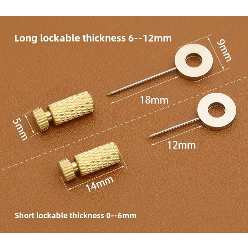Leather Suture Positioning Needle Diy Manual Portable Leather Locking Pins Suture Clamping Fixed Prevent Dislocation Tools