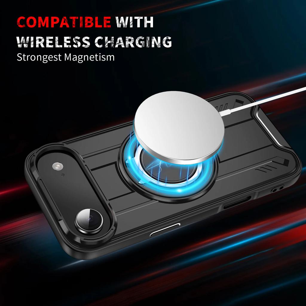 for iphone17 Anti-fingerprint stand function Ring Case for Iphone 17 Air Iphone17 16 Pro Max Plus Pro Iphone16 Iphone15