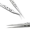 5Pcs Electronics Industrial Tweezers Anti-static ESD Curved Straight Tip Precision Stainless Steel Forceps Phone Repair