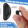 40pcs Nose Pads Super Sticky Anti Slip Eyeglass Soft Silicone Adhesive Glasses Nose Pads for Plastic Frame Glasses Sunglasses
