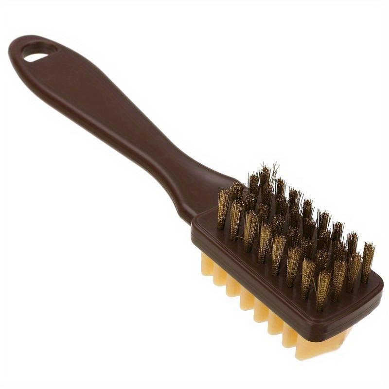 1pcs 2-Sided Cleaning Brush Rubber Eraser Set Fit for Suede Nubuck Shoes Steel + Plastic + Rubber Boot Cleaner