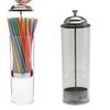 Vintage Glass Drinking Straw Holder Elegant and Classic
