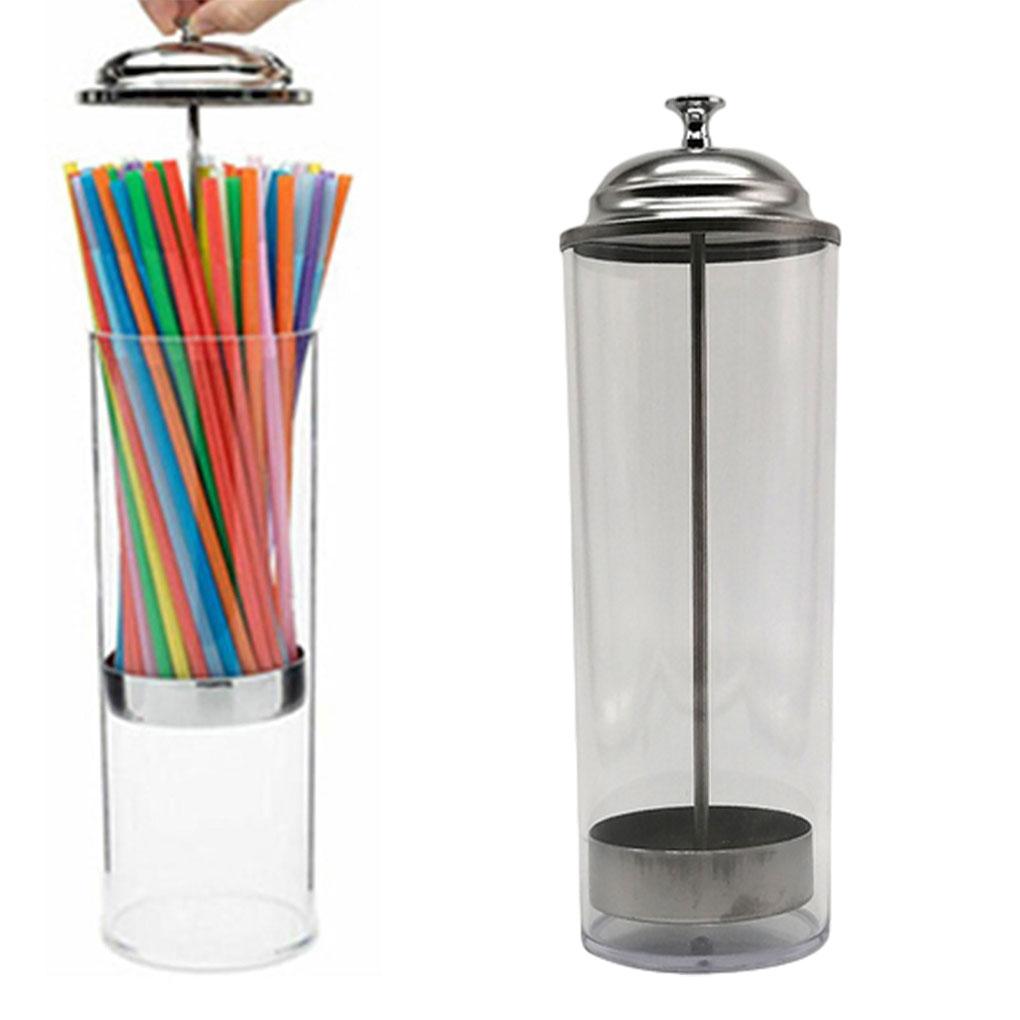 Vintage Glass Drinking Straw Holder Elegant and Classic