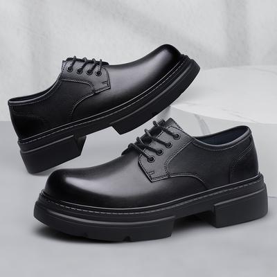 Herren Lederschuhe im britischen Stil mit Höhenerhöhung Hochwertige Markenschuhe Herren Echtes Leder Schuhe Büro Business Anzugschuhe