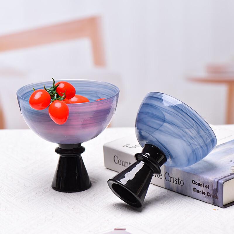 Ruhan Europejska Szklana Taca Serwowania na Postumencie