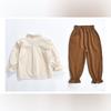 Kids Casual Long-Sleeve Set, Comfortable Daily Wear Outfits