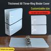 Thickened A8 Three-Ring Photo Album with Transparent Pages
