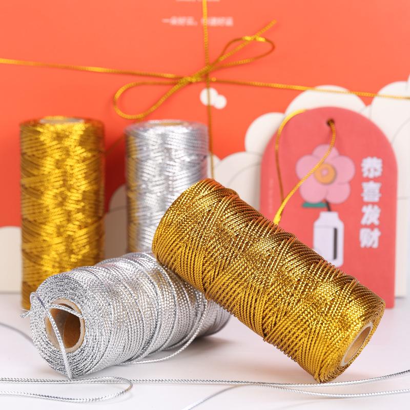 100 m Macrame Šňůra Lana Šňůra Šňůra Stuha Luky Řemesla Kutilské dárkové balení Šití Kroucená nit Domácí textil Šití Příslušenství