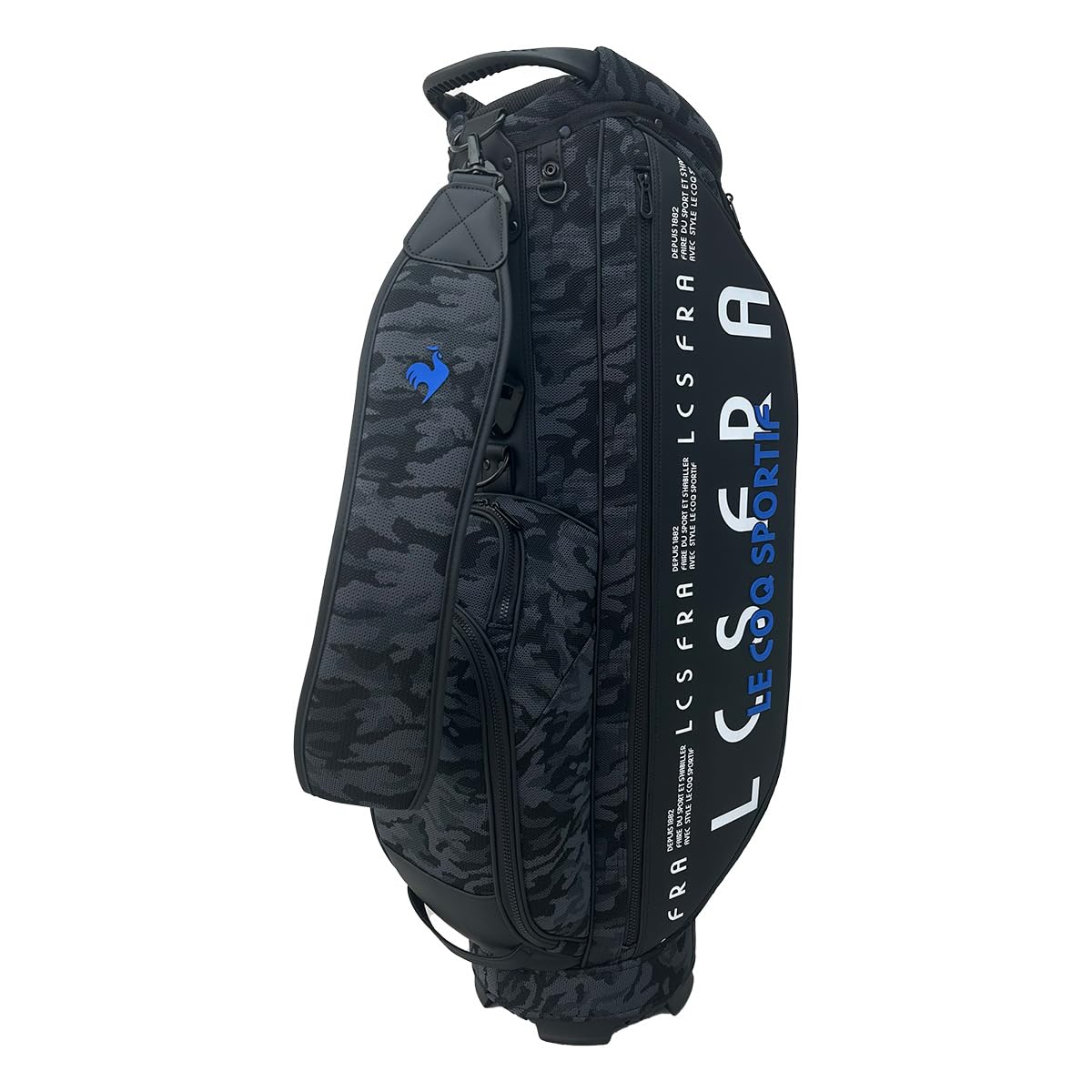 

Coq Mixed Pattern Original Knit Material с фирменной табличкой Golf QQBXJJ00 BK00 [Le Sportif] Мужская (черный)