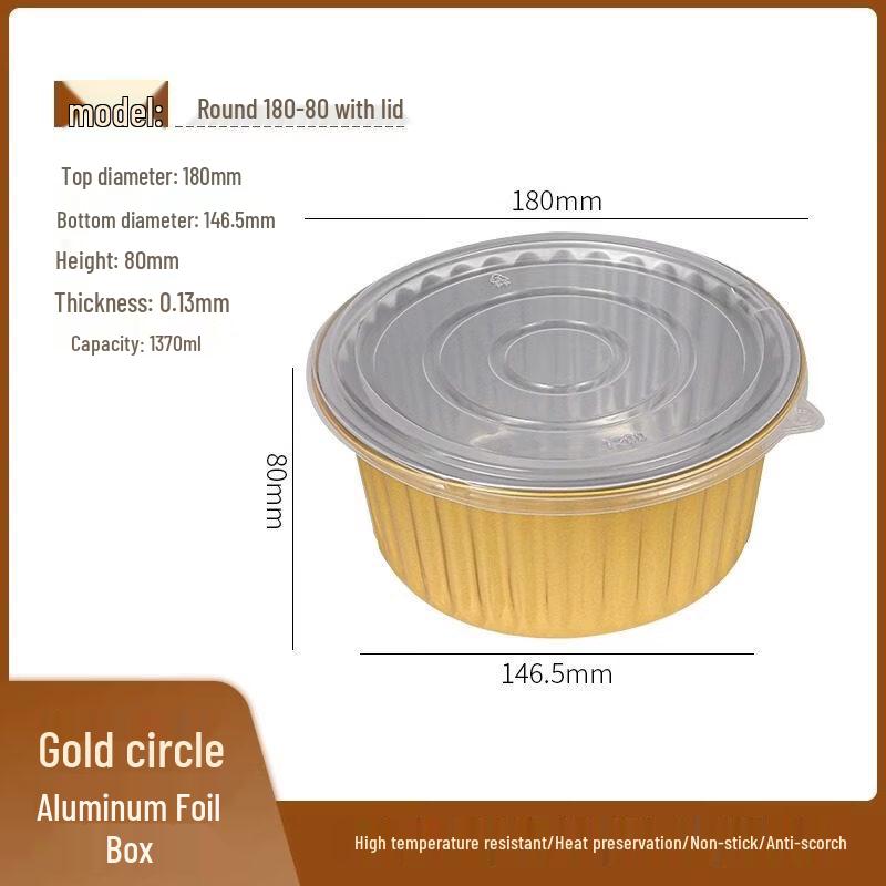 Yuzhuxun Disposable Food-Grade Round Cake Boxes with Lids