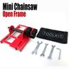 Mini Chainsaw Open Frame Wood Board Cutting Tools Durable Chainsaw Attachment Portable Lumber Cut Guide Milling Cutter