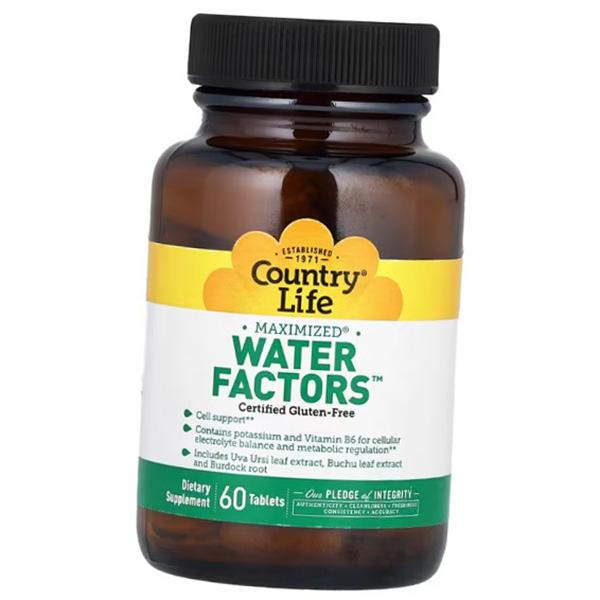 

Баланс жидкости, Water Factors, Country Life 60таб (71124028) 60tab