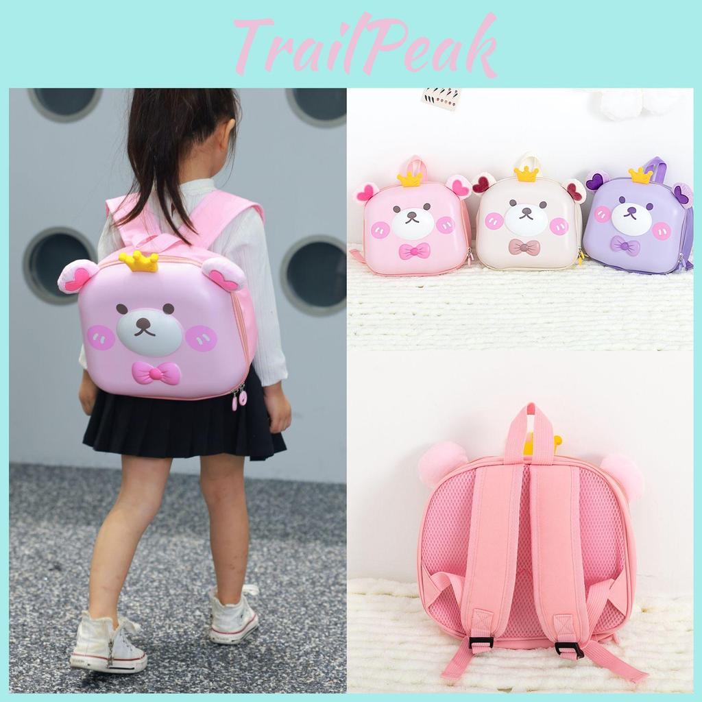 Crown Bear Eva Kids Backpack With Cartoon Prints For Preschool Children