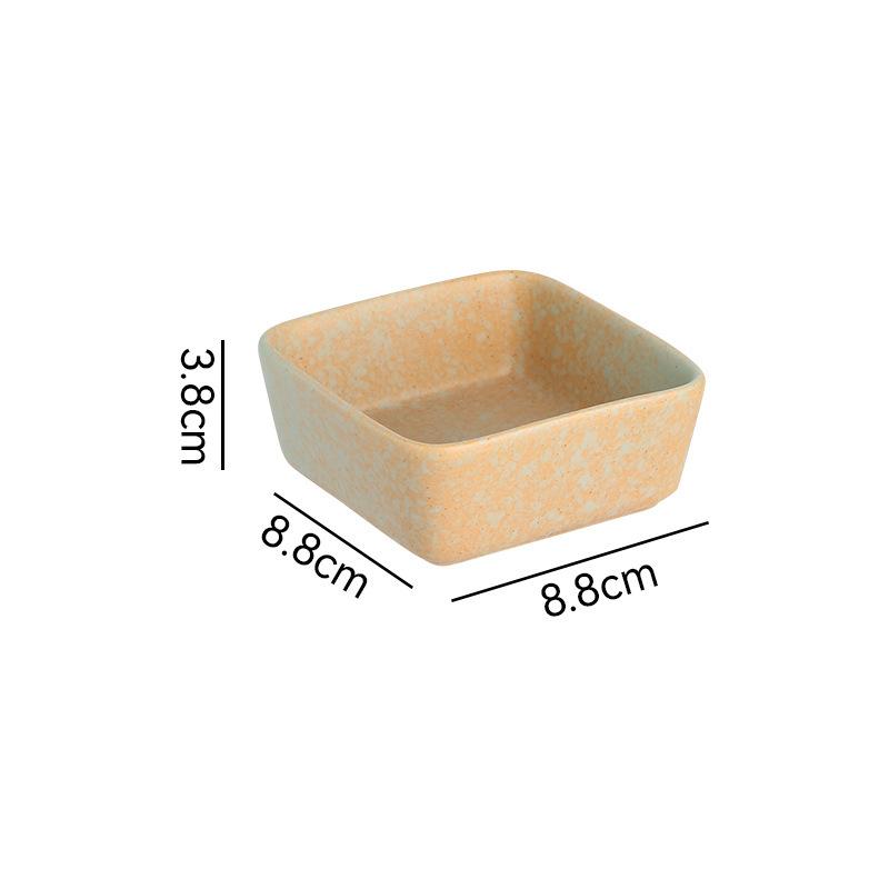 Retro Japanese Ceramic Bowls, Plates, Tableware Sets, Combination, High-Value Restaurant, Household Steak, Plates, Soup Bowls