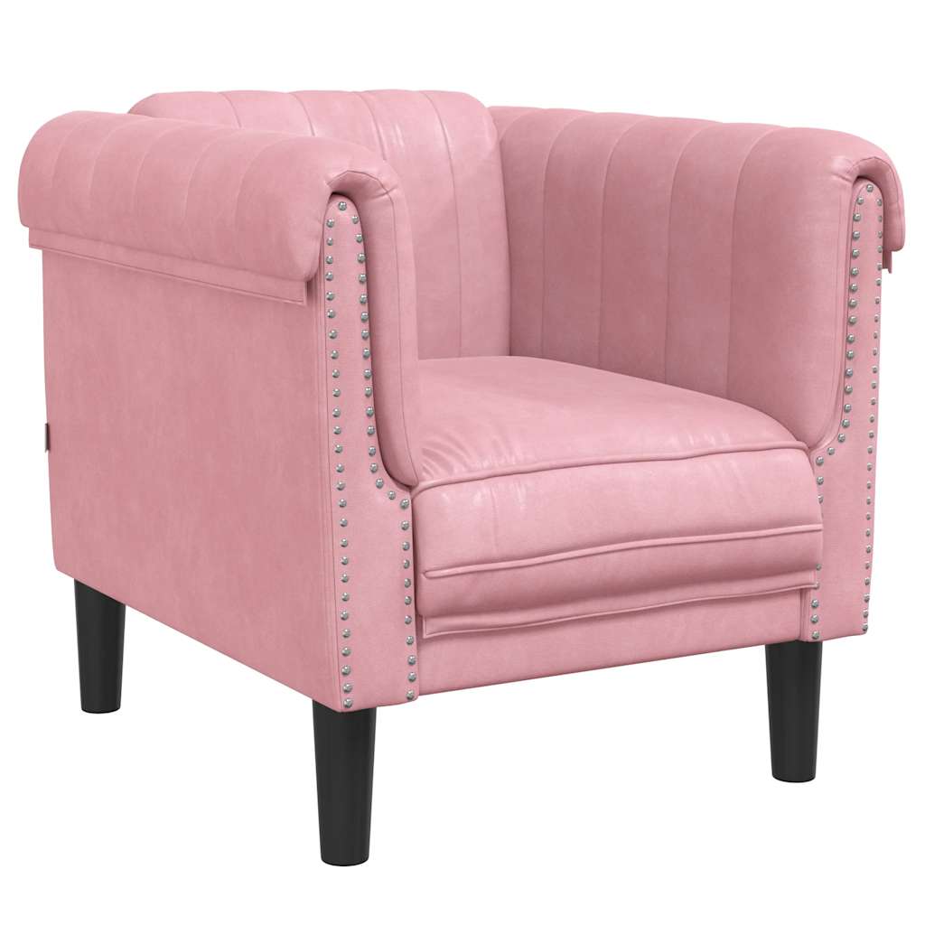 Armchair Rose Velvet